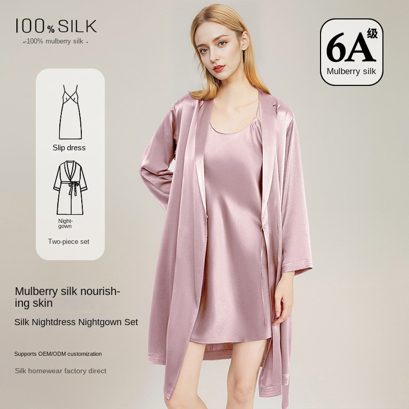 Robe Silk Women - Robe de nuit élégante pour femmes,