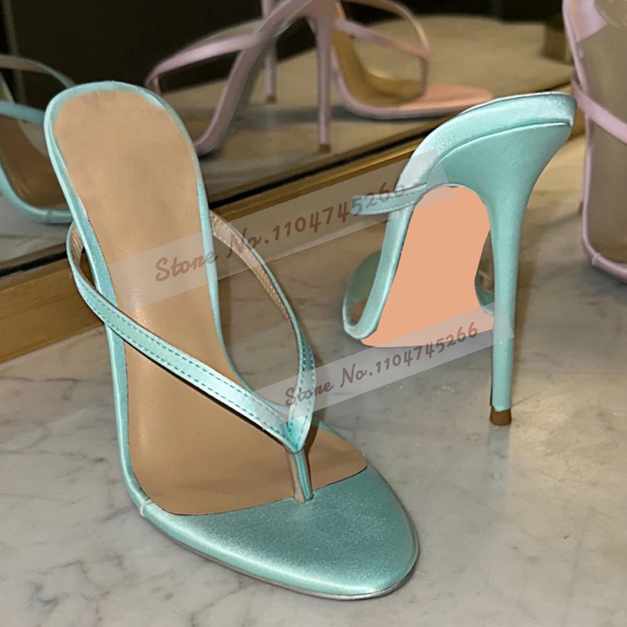 Slip Dress Satin - Mules à talons hauts en satin