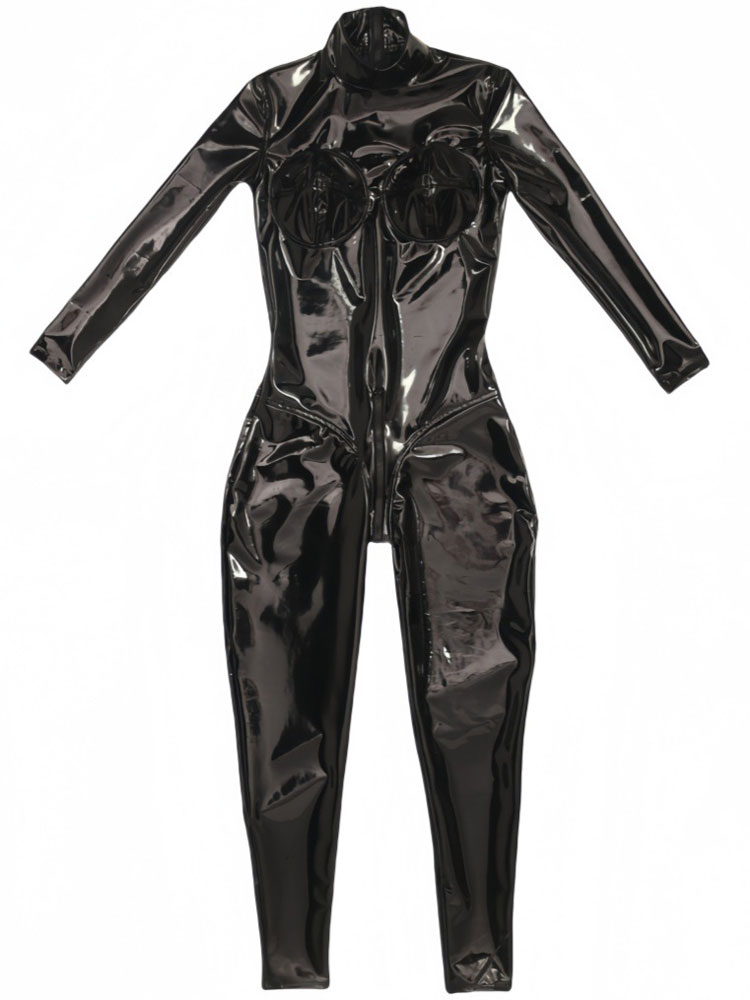 Shapewear Bodysuit Firm - Combinaison Sexy en Latex PU et
