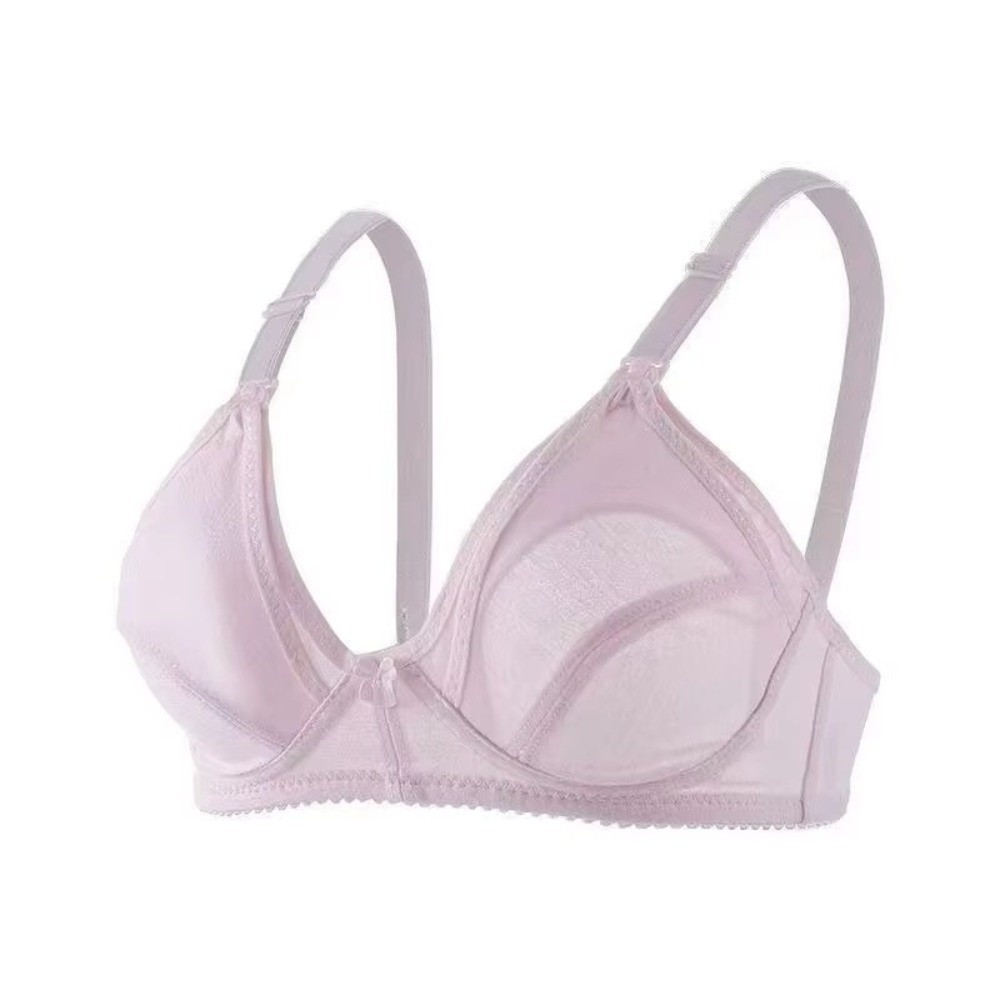 Nursing Bra Sleep - Soutien-gorge d'allaitement en coton sans armatures,