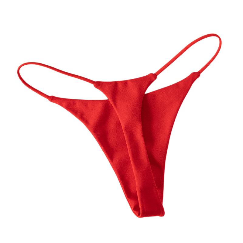 Seamless Underwear Women - Culotte string en coton taille basse