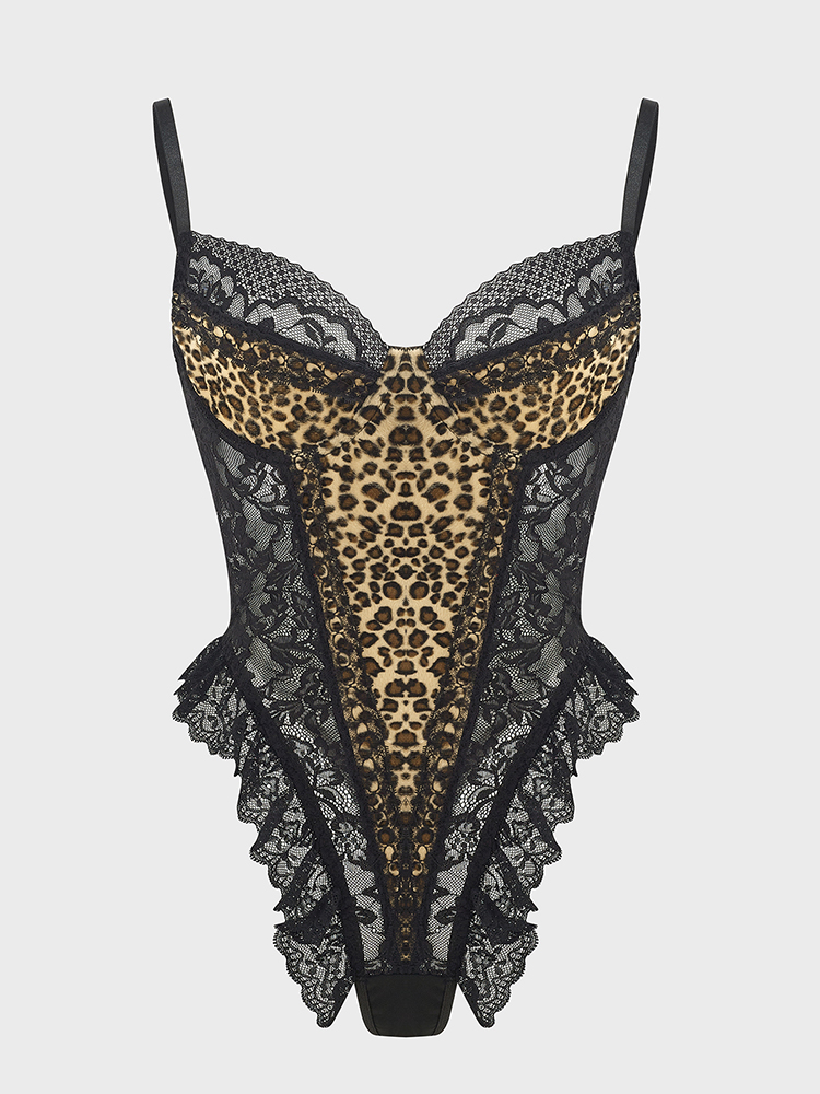 Shapewear Bodysuit Firm - Body Sexy en dentelle à motif
