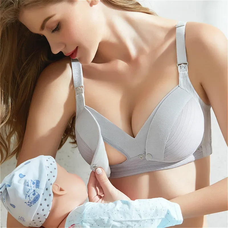 Nursing Bra Sleep - Soutien-gorge d'allaitement en fil de coton