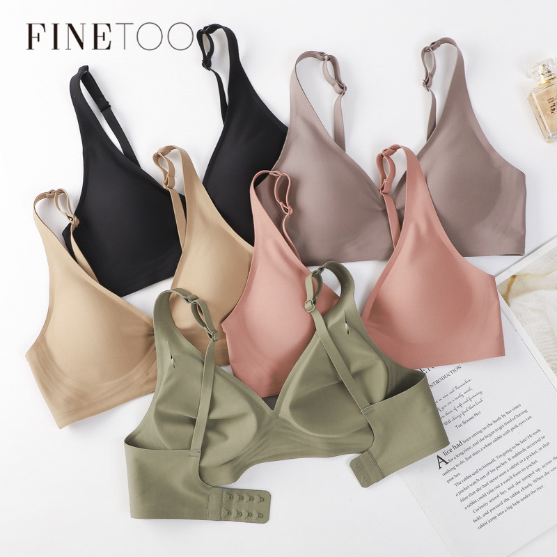 Bralette Wireless Soft - FINETOO – soutien-gorge rembourré sans couture