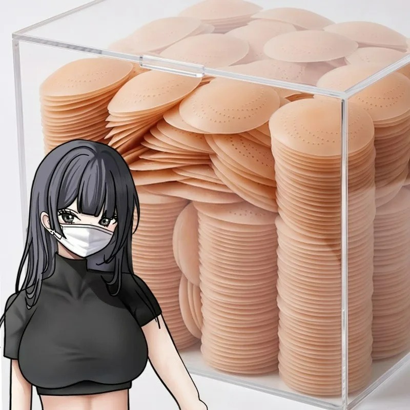 Silicone Bra Adhesive - 2/10 pièces Couvre-mamelons respirants en silicone