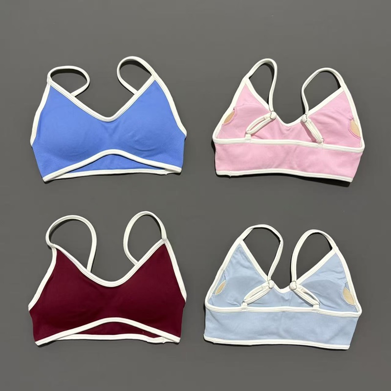 Strapless Bra Backless - Soutien-gorge contrasté pour femmes, dos nu,