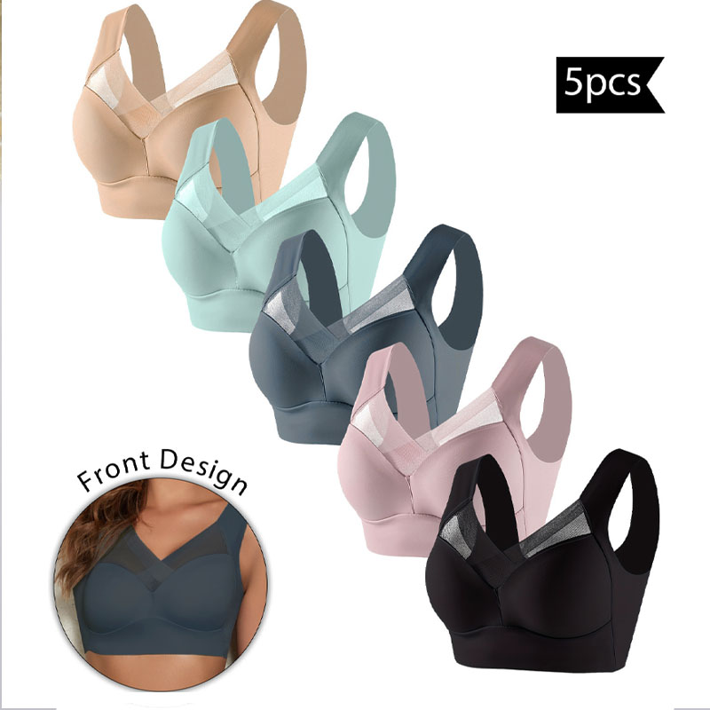 Bralette Wireless Soft - 5 pièces femmes sport soutiens-gorge pleine