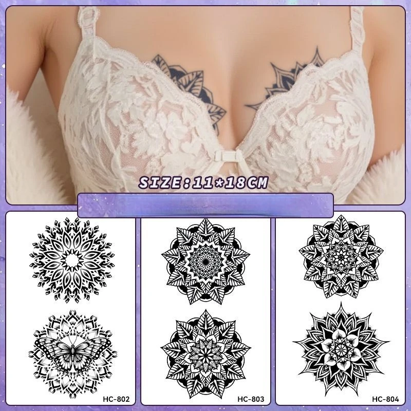 Nipple Cover Pasties - Tatouages temporaires de jus de plantes