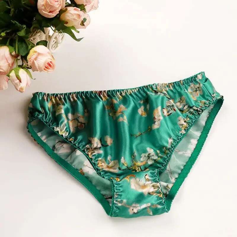Boyshort Underwear - Culottes transparentes pour hommes en soie