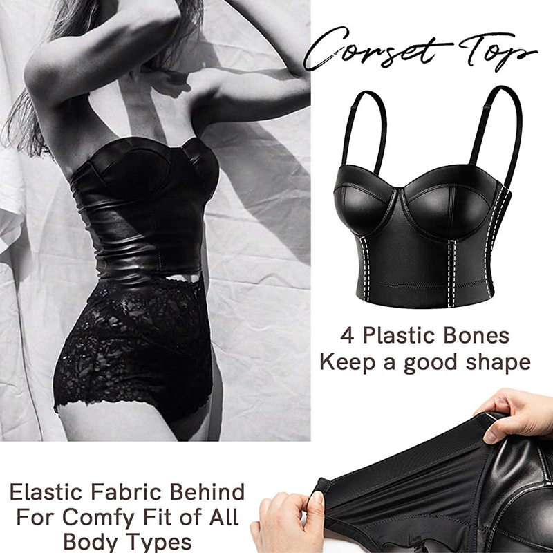 Corset en cuir pour femmes, Li - Corset Waist Cinch avis et prix