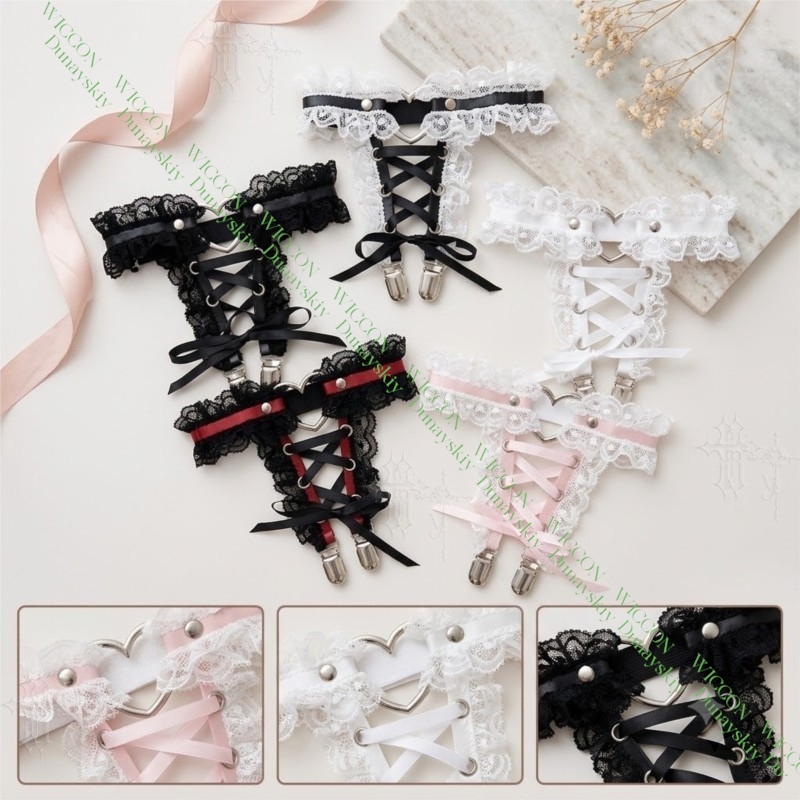 Jirai Kei Figure Ribbon Buckle - Garter Belt Set avis et prix