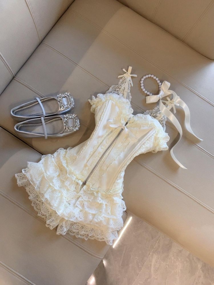 Ensemble bustier en dentelle e - Cami Top Lace avis et prix