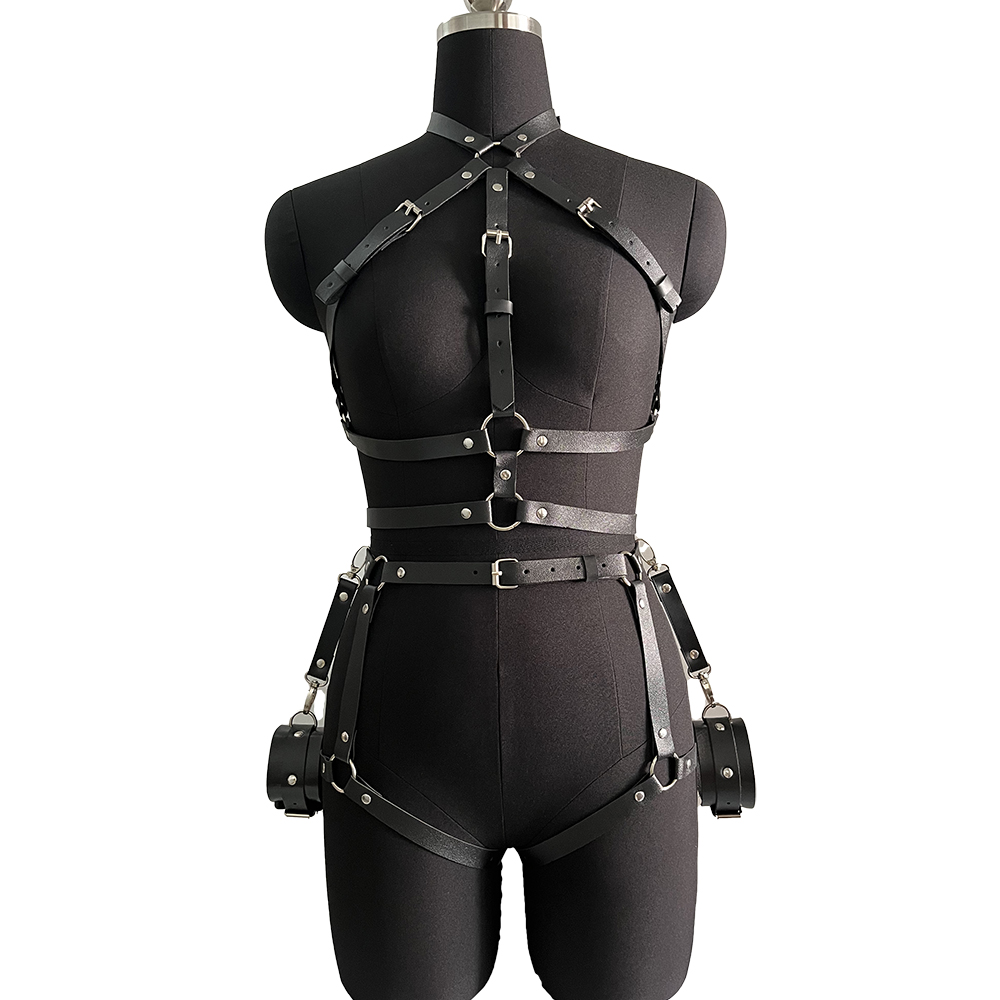 Harnais pour femmes en cuir Pu - Garter Belt Set avis et prix