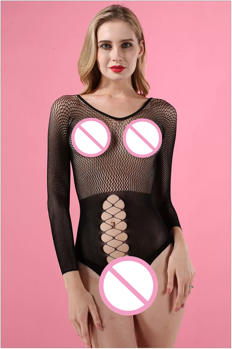 Lingerie sexy noire en résille - Bodystocking Fishnet avis et prix