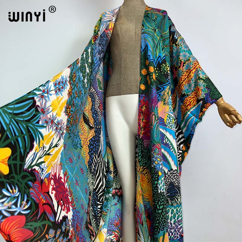 WINYI-Kimono à Manches Chauve- - Robe Silk Women avis et prix