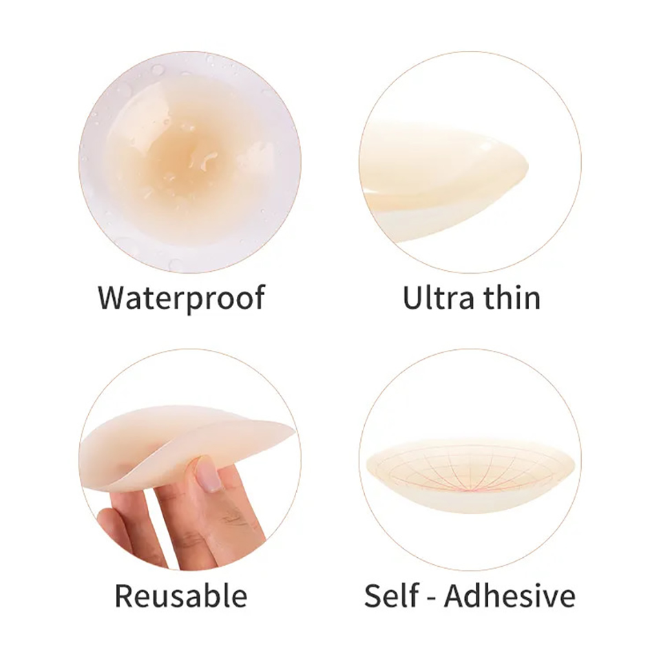 Cache-mamelon adhésif en Silic - Nipple Cover Pasties avis et prix