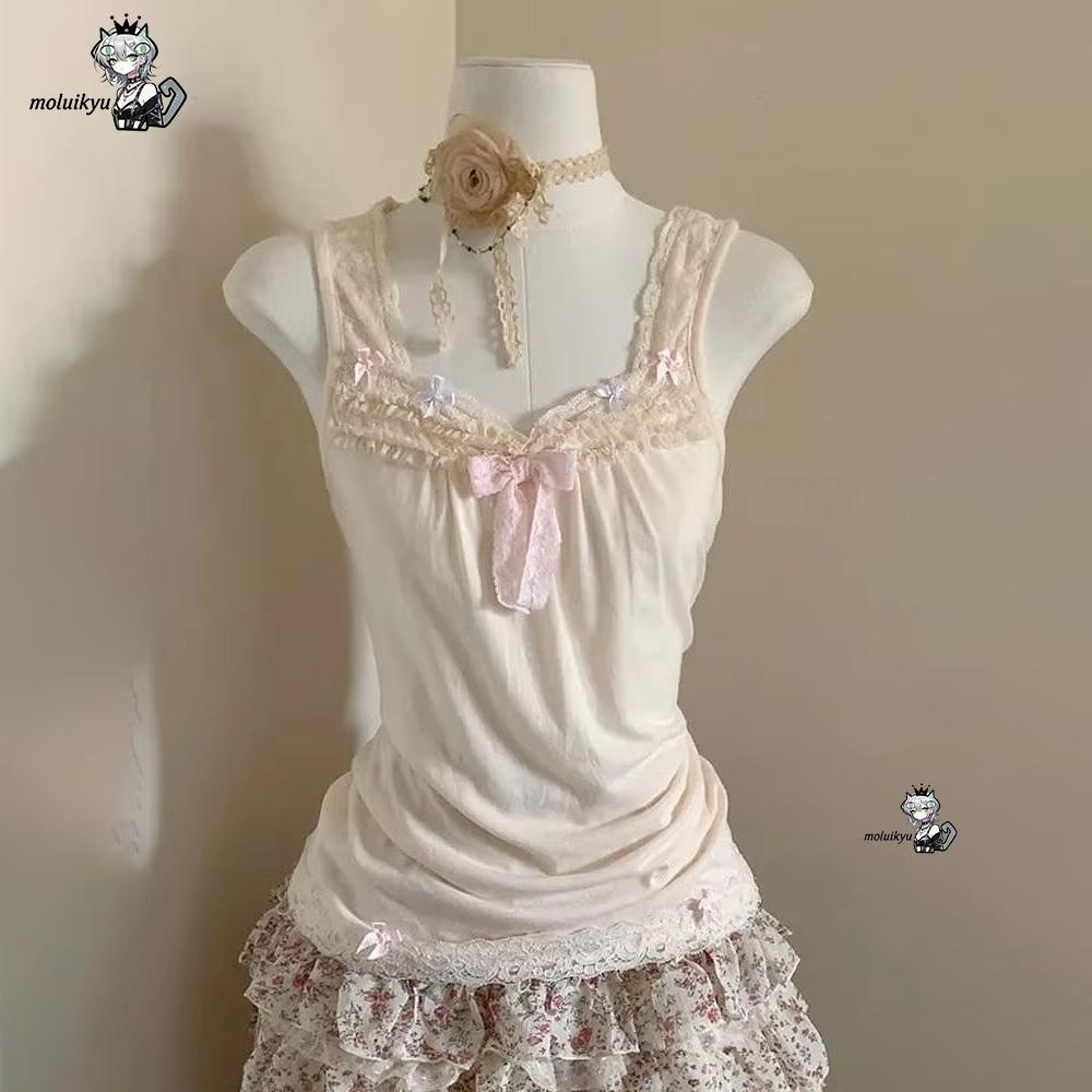 Ensemble 2 pièces Y2K pour fem - Cami Top Lace avis et prix