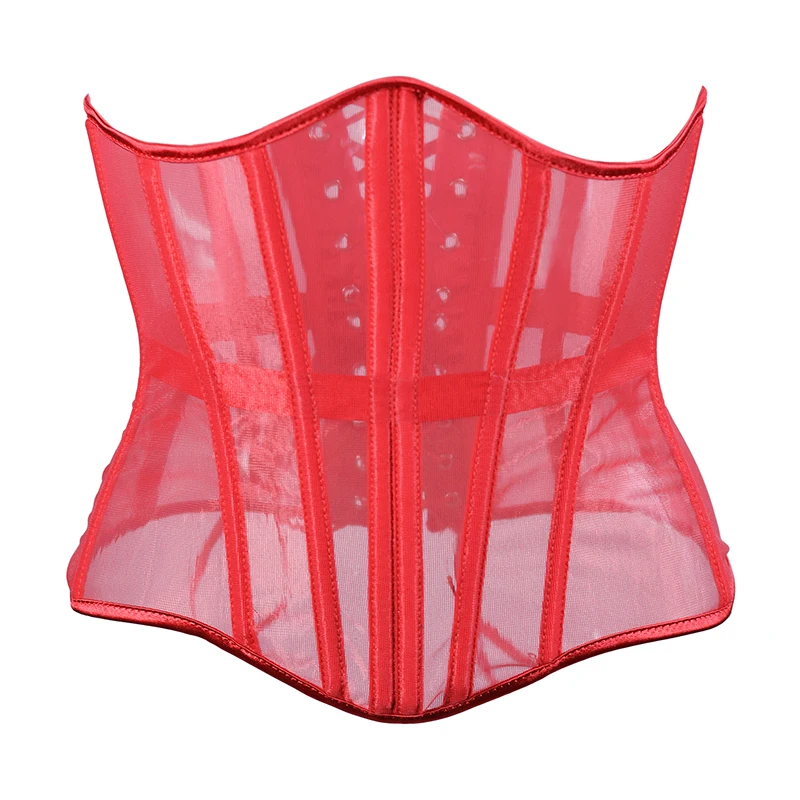 Corset en maille noire pour fe - Corset Waist Cinch avis et prix