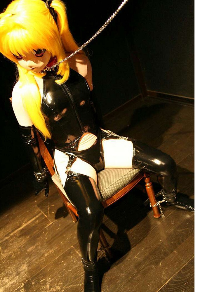 Tenue de cosplay en cuir PU br - Garter Belt Set avis et prix