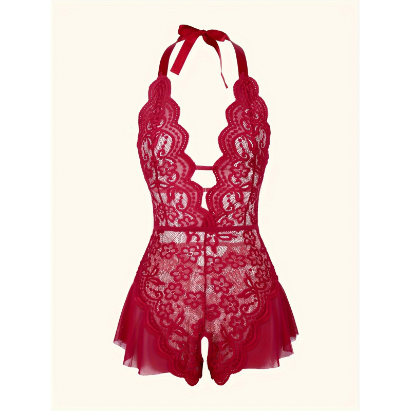 Teddy en dentelle et résille c - Lace Teddy Lingerie avis et prix