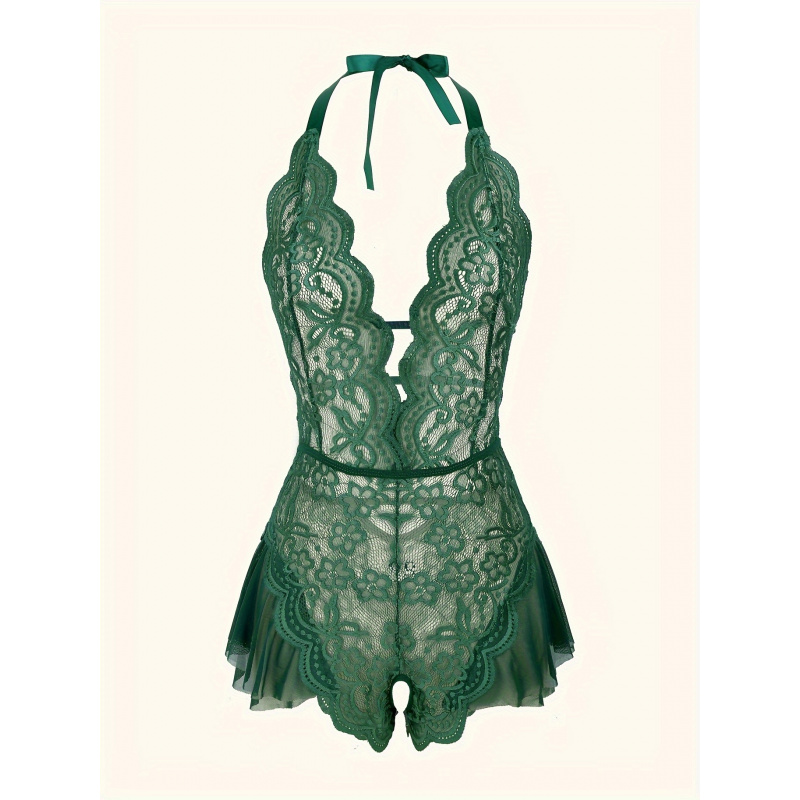 Teddy en dentelle et résille c - Lace Teddy Lingerie avis et prix