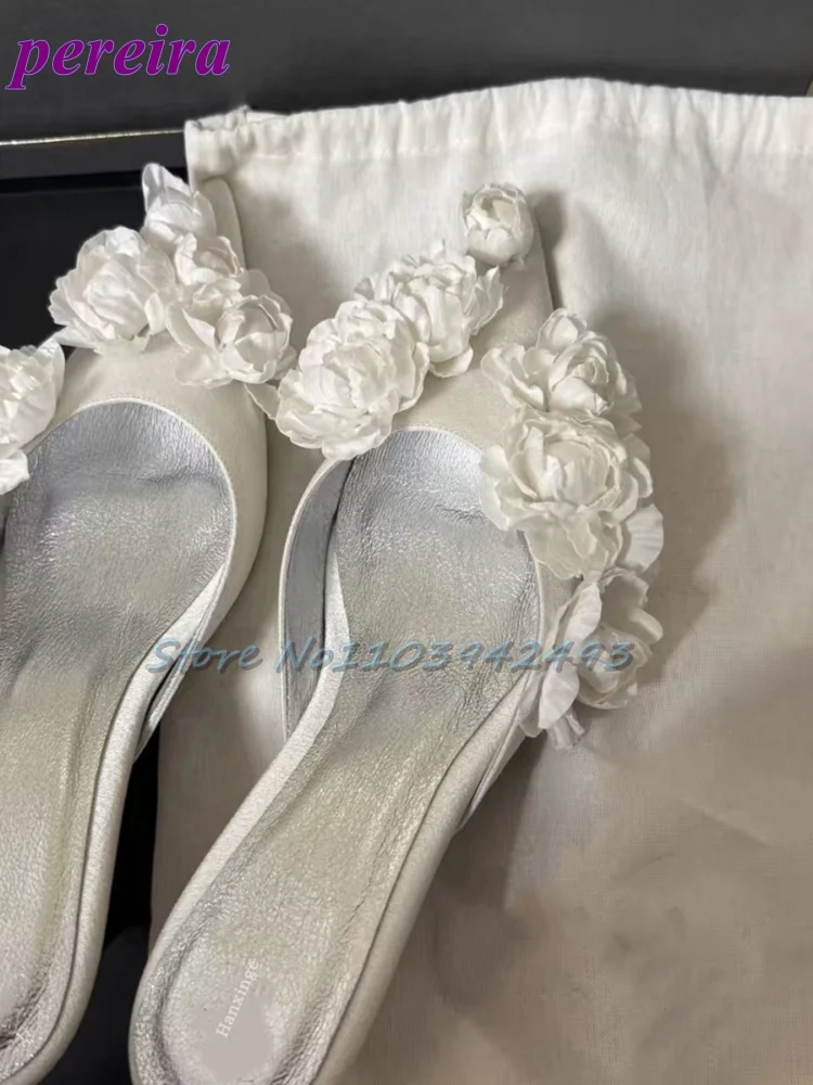 Sandales de mariage multi-fleu - Slip Dress Satin avis et prix