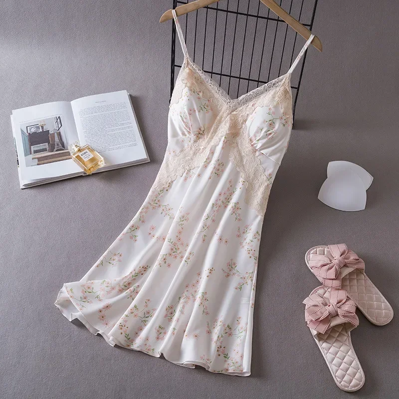 Chemise de nuit en Satin pour  - Babydoll Chemise Night avis et prix
