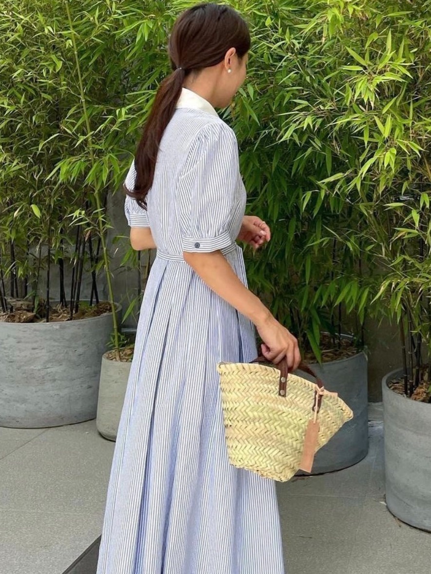 Robe longue élégante rétro ray - Corset Waist Cinch avis et prix