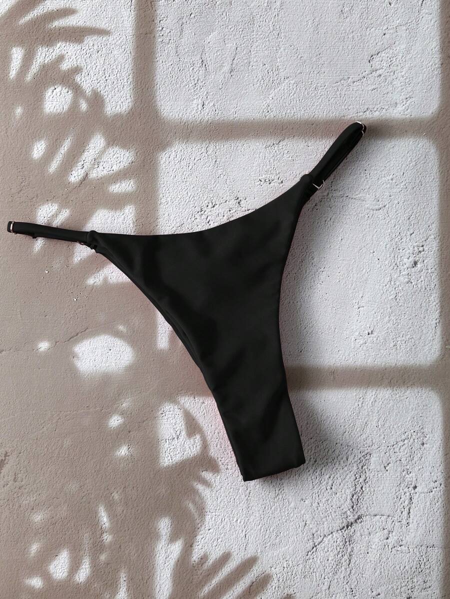 Bas de bikini minimaliste uni  - Thong Bikini Women avis et prix