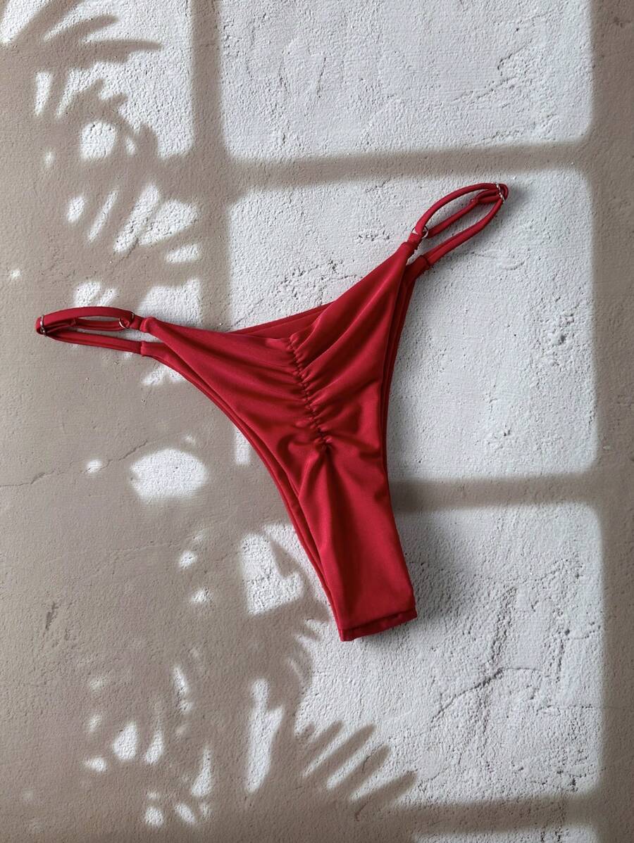 Bas de bikini minimaliste uni  - Thong Bikini Women avis et prix