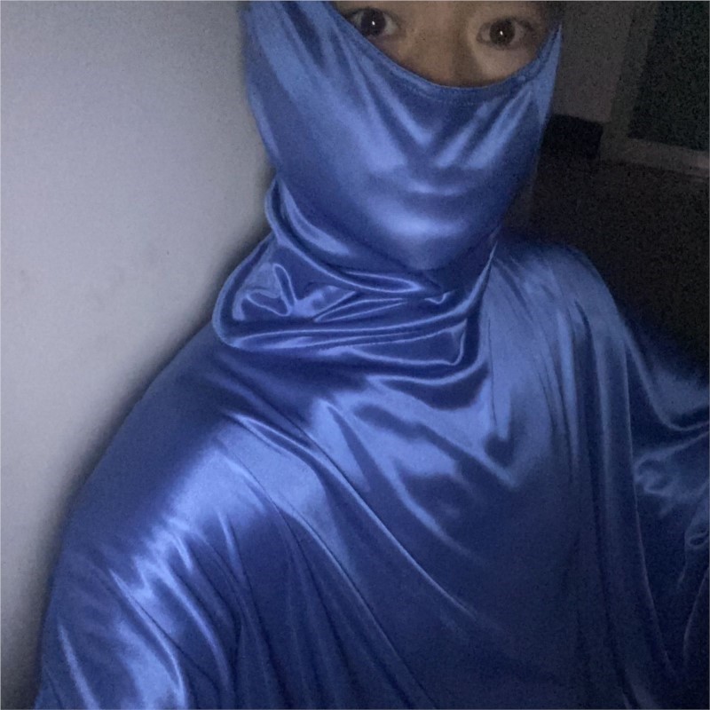 Robe longue à capuche en soie  - Robe Silk Women avis et prix