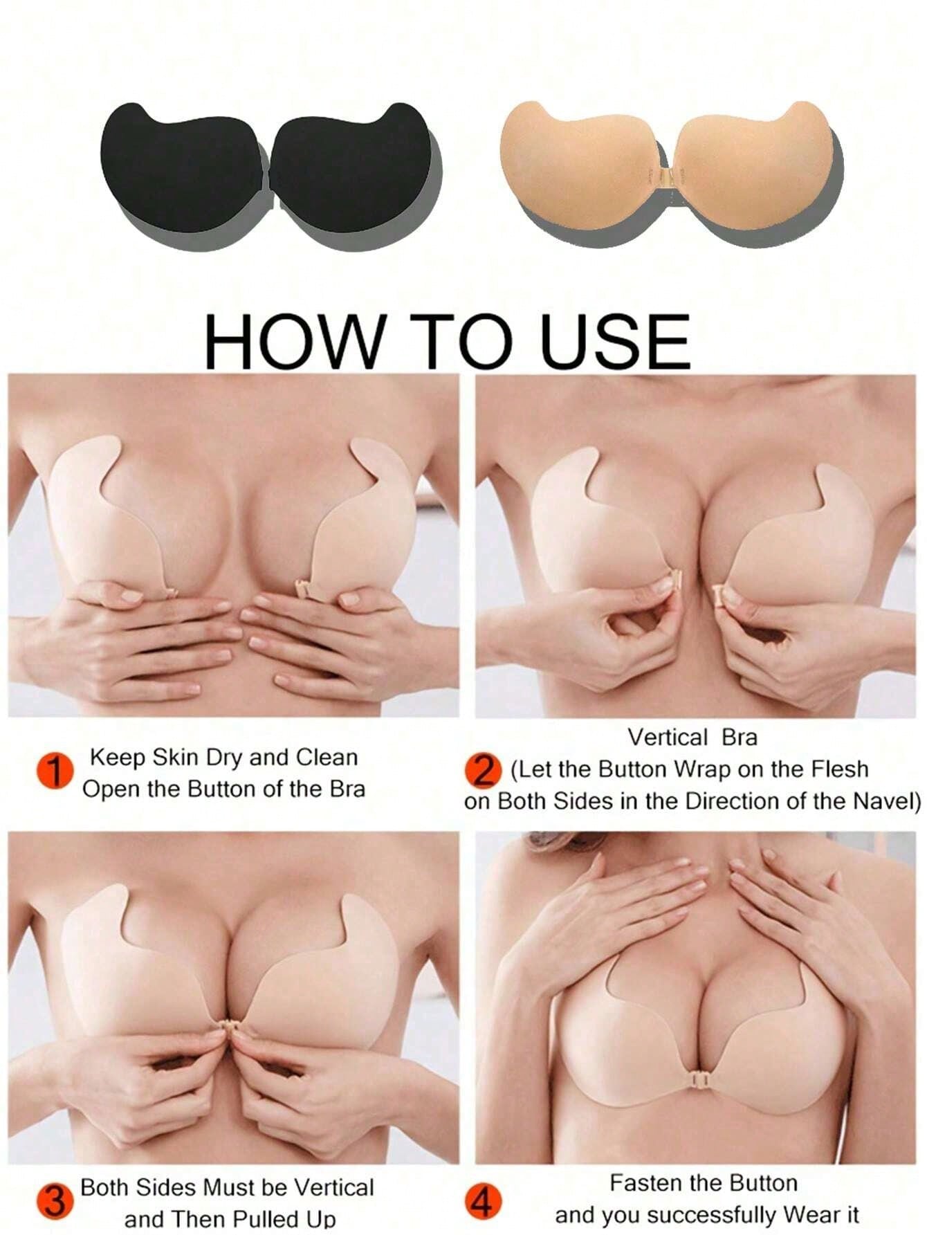 Lot de 2 soutiens-gorge invisi - Push Up Bra Padded avis et prix
