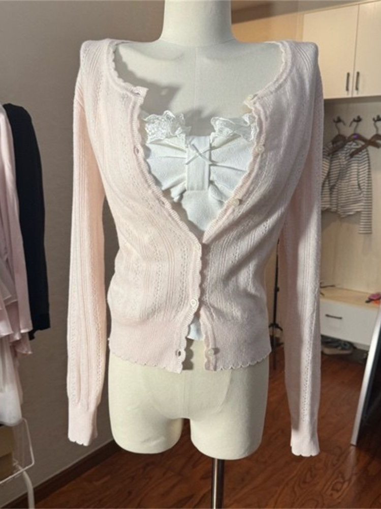 Ensemble 3 pièces mode coréenn - Cami Top Lace avis et prix