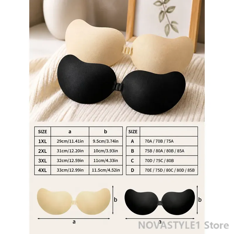 2 paires de soutiens-gorge inv - Strapless Bra Backless avis et prix